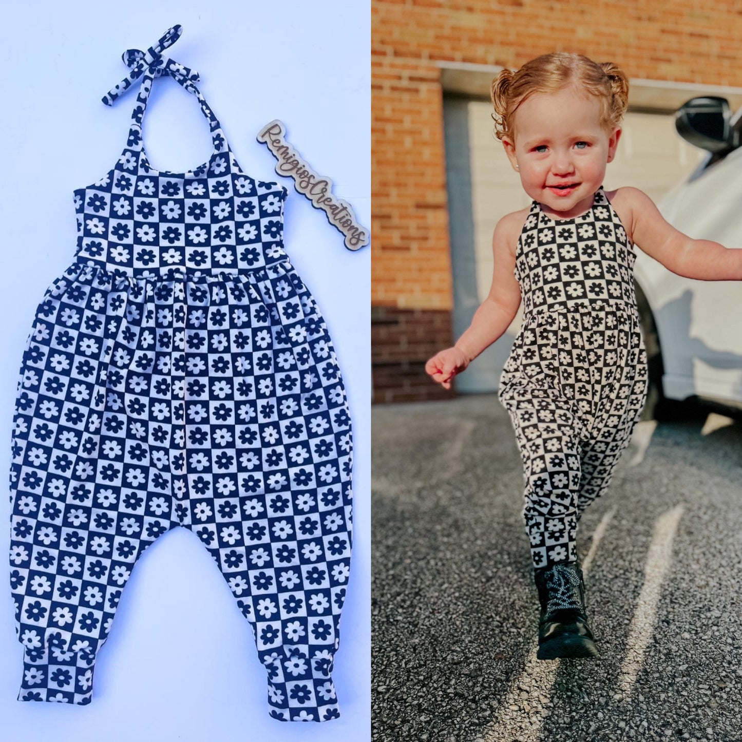 Custom Brielle Pants Romper (upload file)