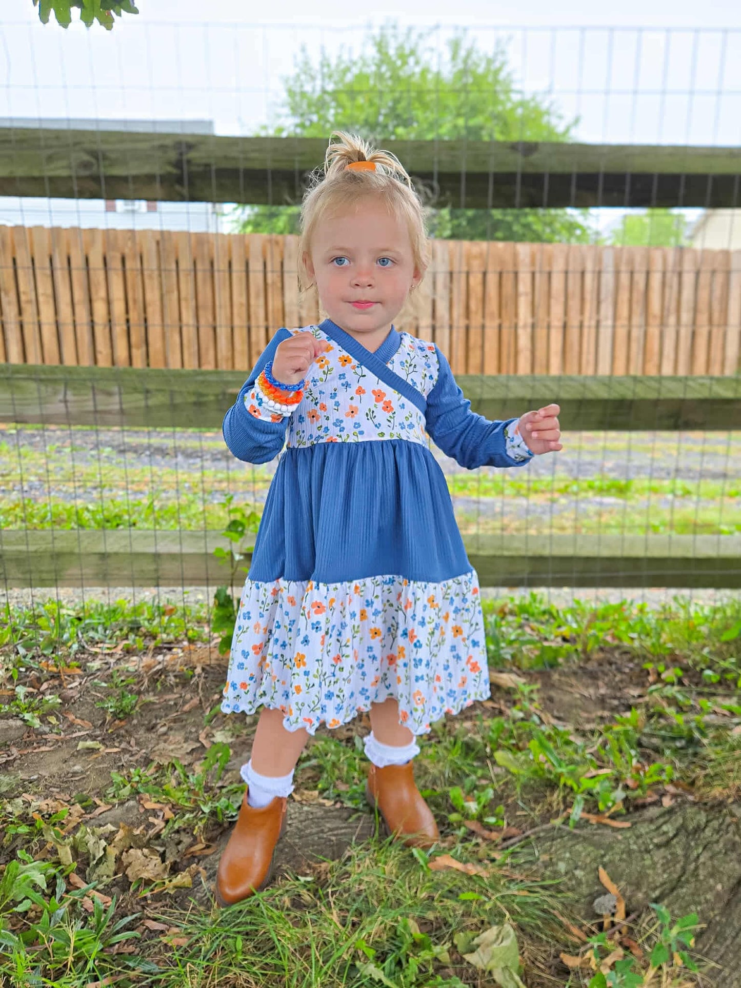 Custom Tunic Magnolia Tier Dress (upload file)