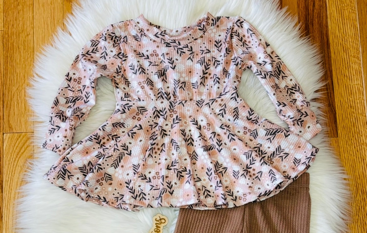Custom Long Sleeved Peplum (upload file)