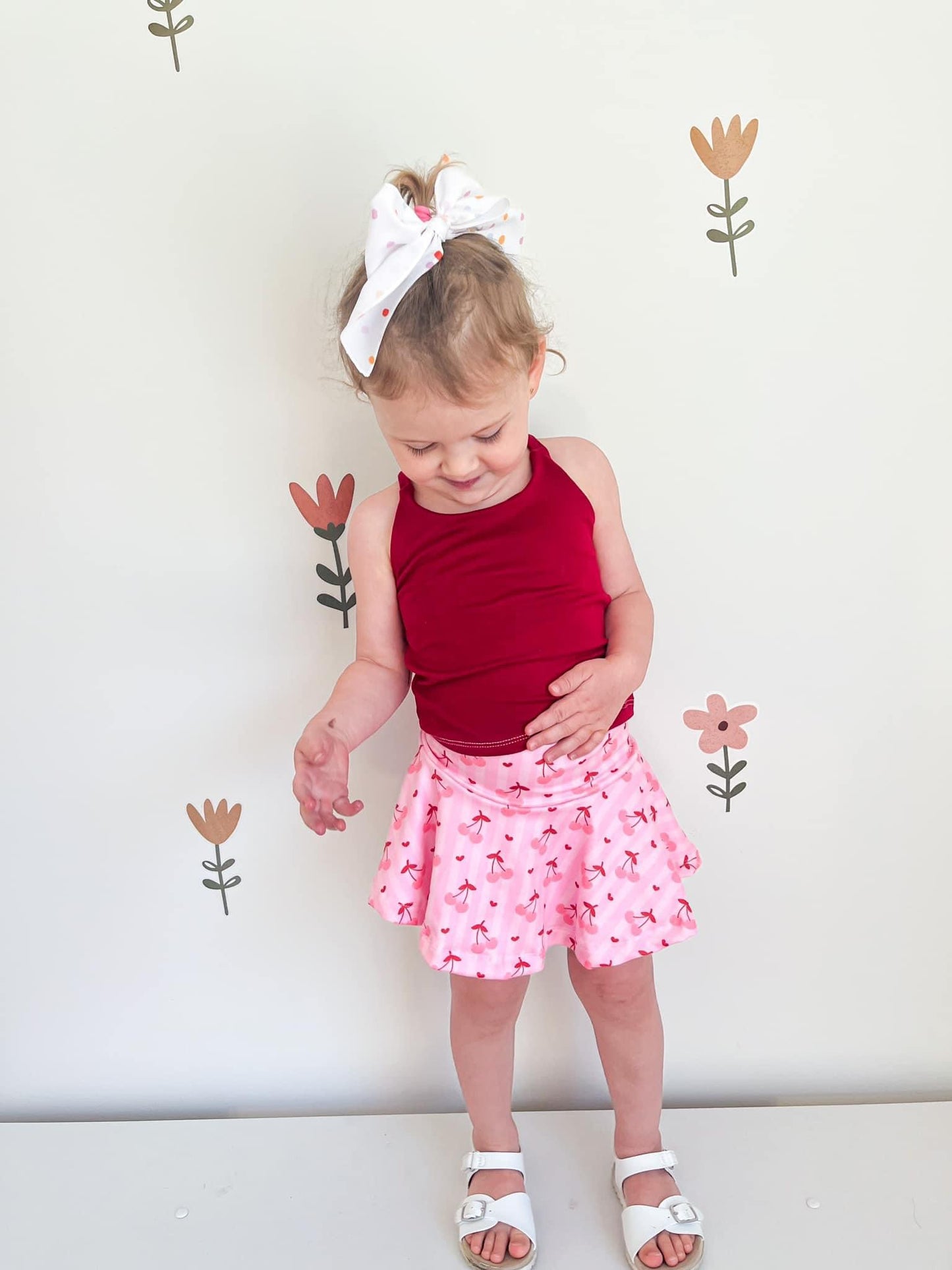 Custom Brielle Crossback Tank w/Skirted Bummies (upload file)