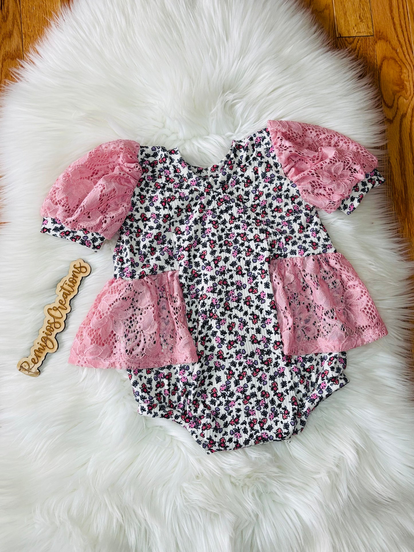 12-18 Violet Panel Romper