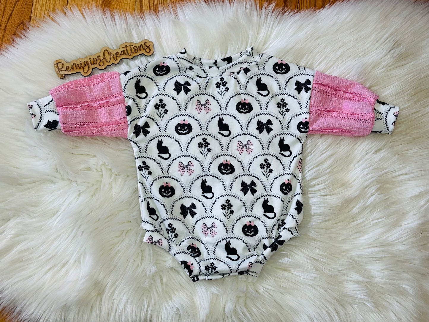 RTS 0-3 Sweater Romper (runs big)
