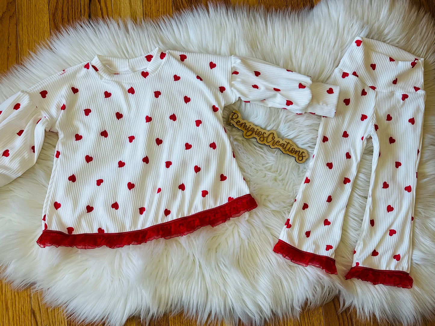 RTS 12-18 Lace Elowen Top w/Slim Flares