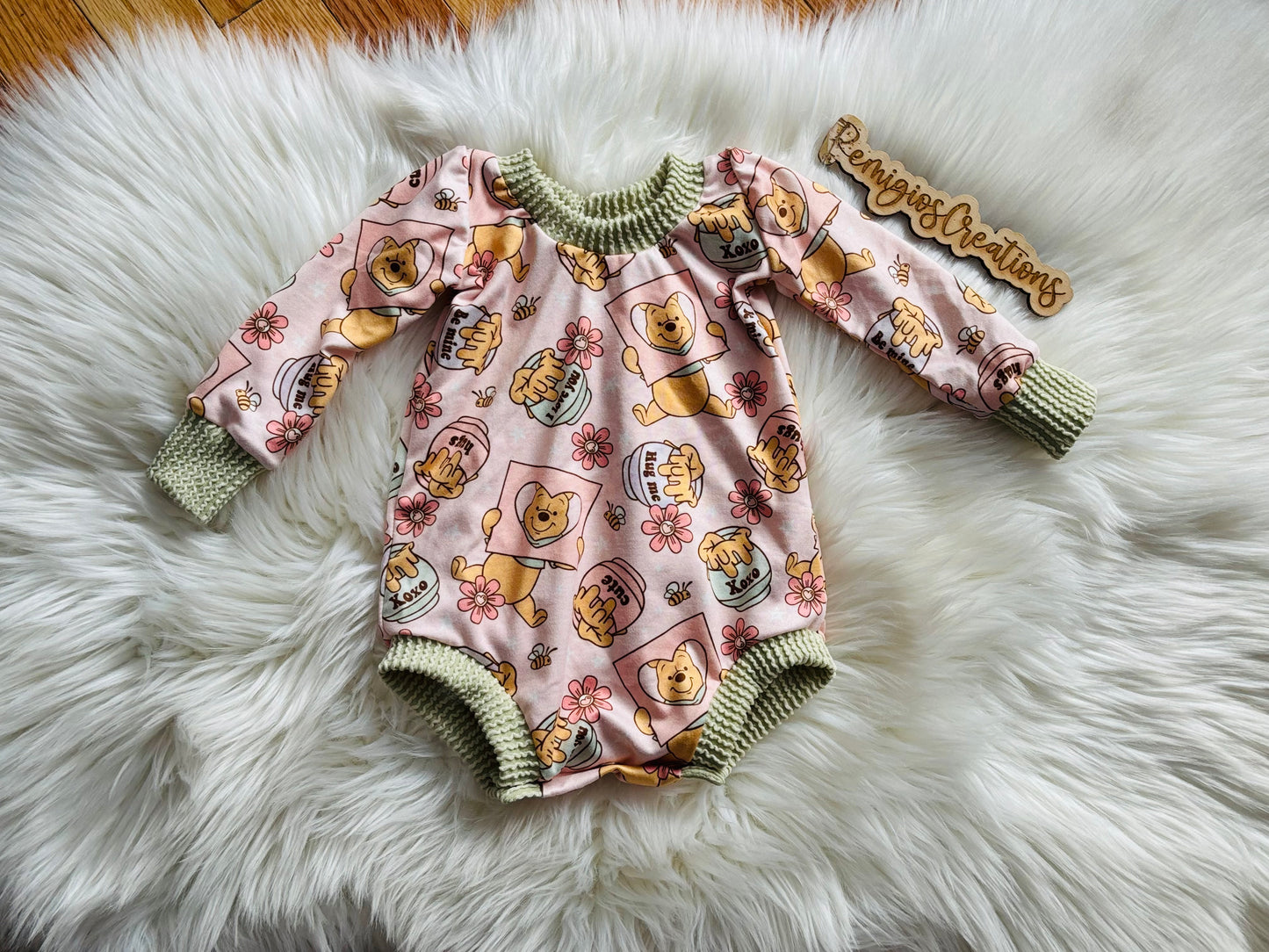 RTS 0-3 Violet Bubble Romper