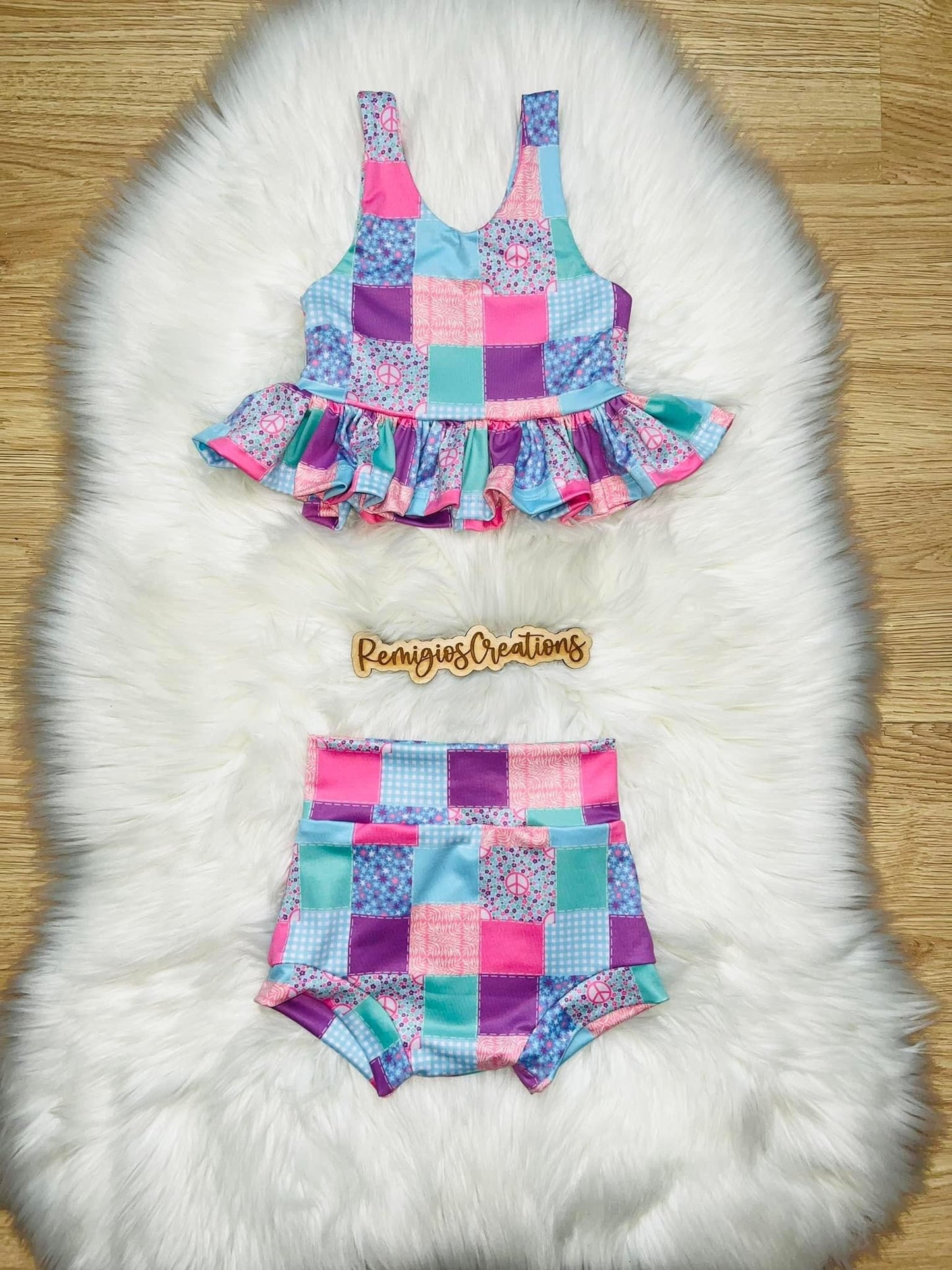 Custom Paisley Top w/Bummies (upload file)