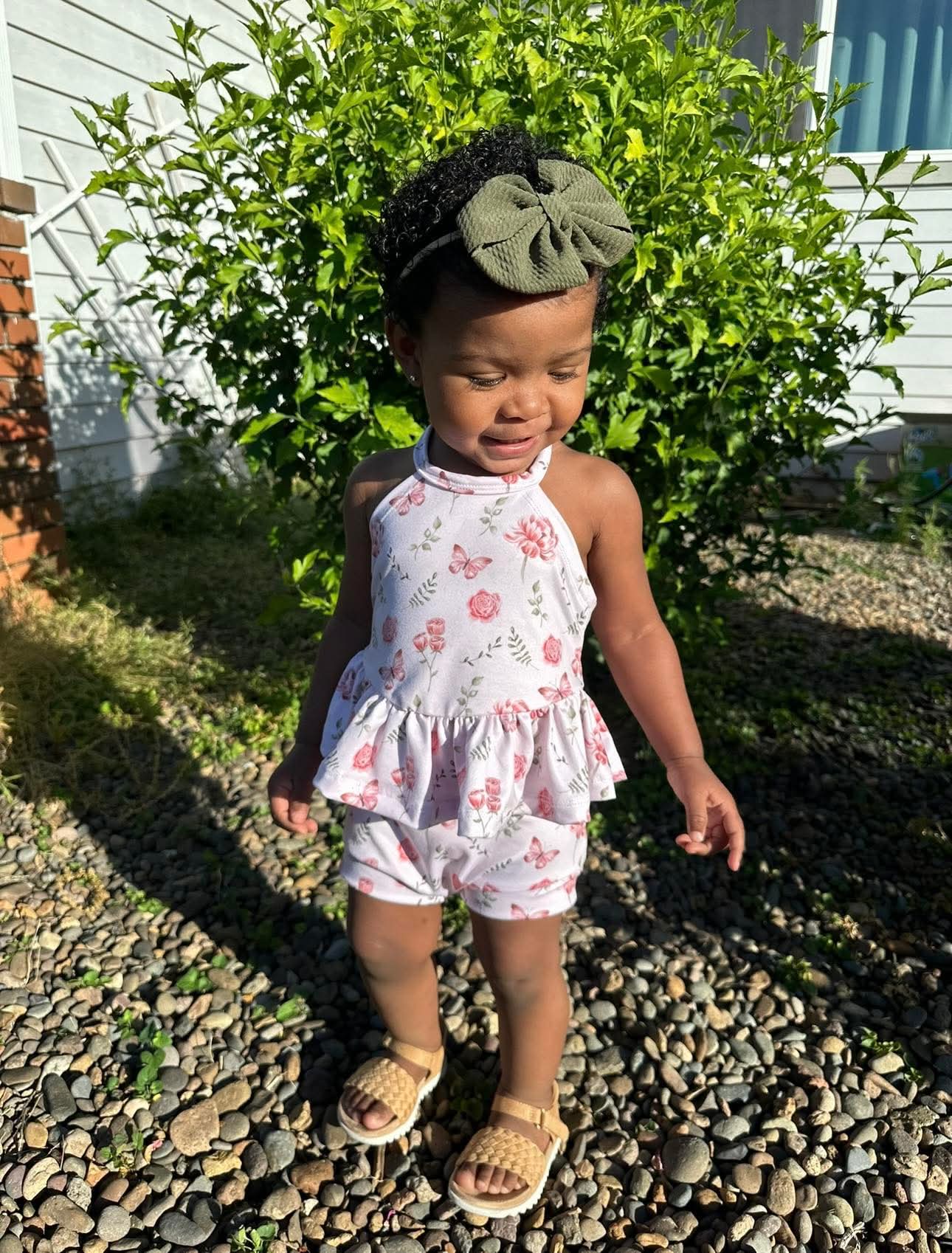 Mystery Olive Halter Top Sets