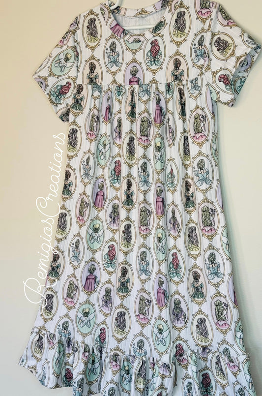 RTS 6/7 Winnie Ruffle Gown