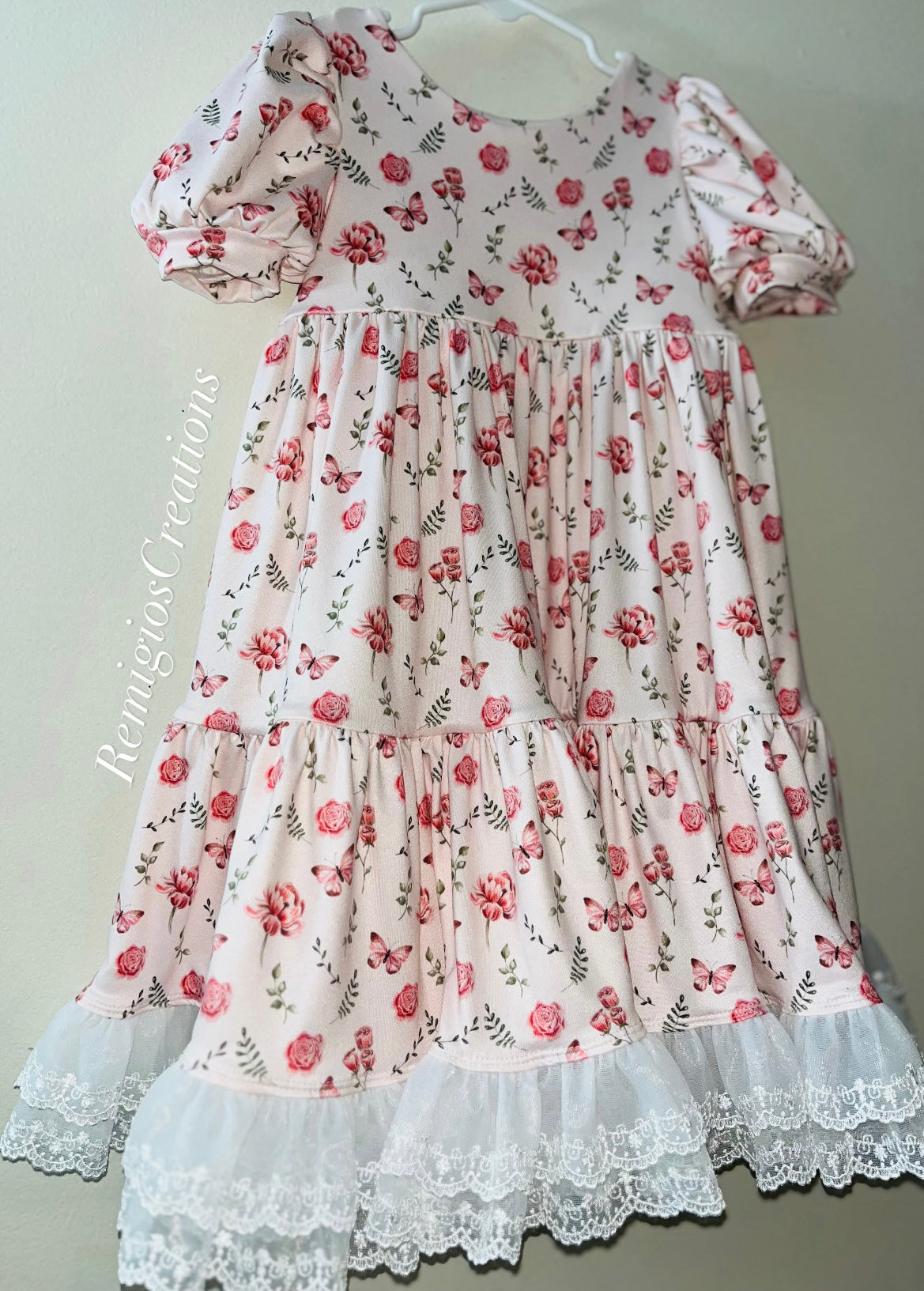 Custom Morgan Lace Tier Dress (upload file)