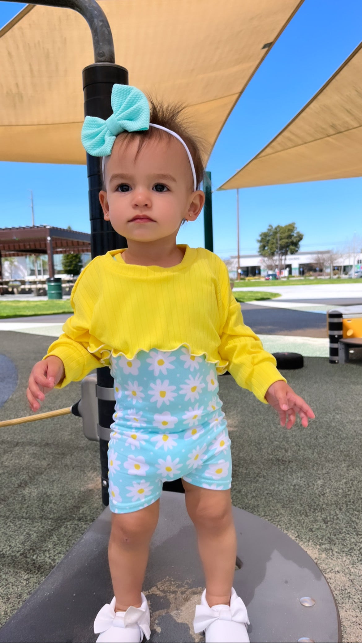 Custom Ollie Romper w/LS Honey Top (upload file)