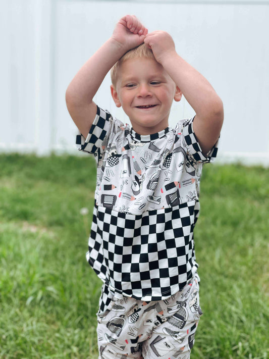 Custom Boys Slate Dolman Top (upload file)
