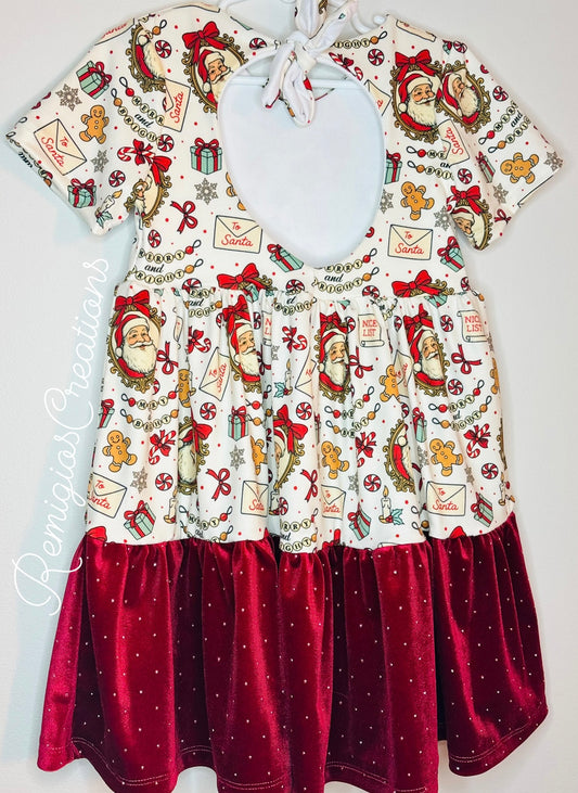 RTS 5T Tie Back Tier Tunic Dress