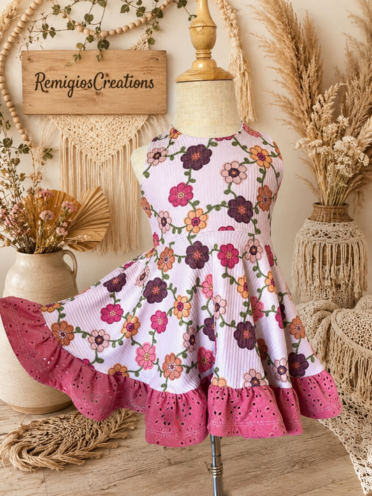 RTS 12 Month Indy Ruffle Dress