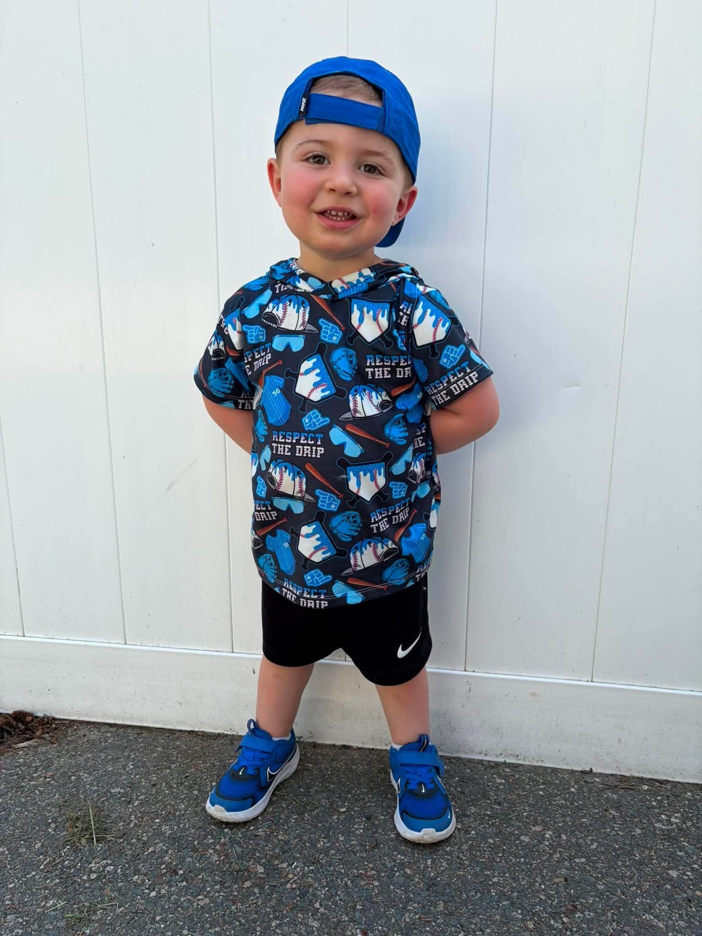 Custom Boys Hooded Tee (upload file)