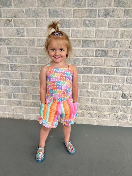 Custom Cami w/Pocket Ruffle Shorts (upload file)