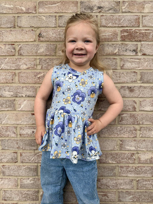 Custom Olive Ruffle Top (upload file)
