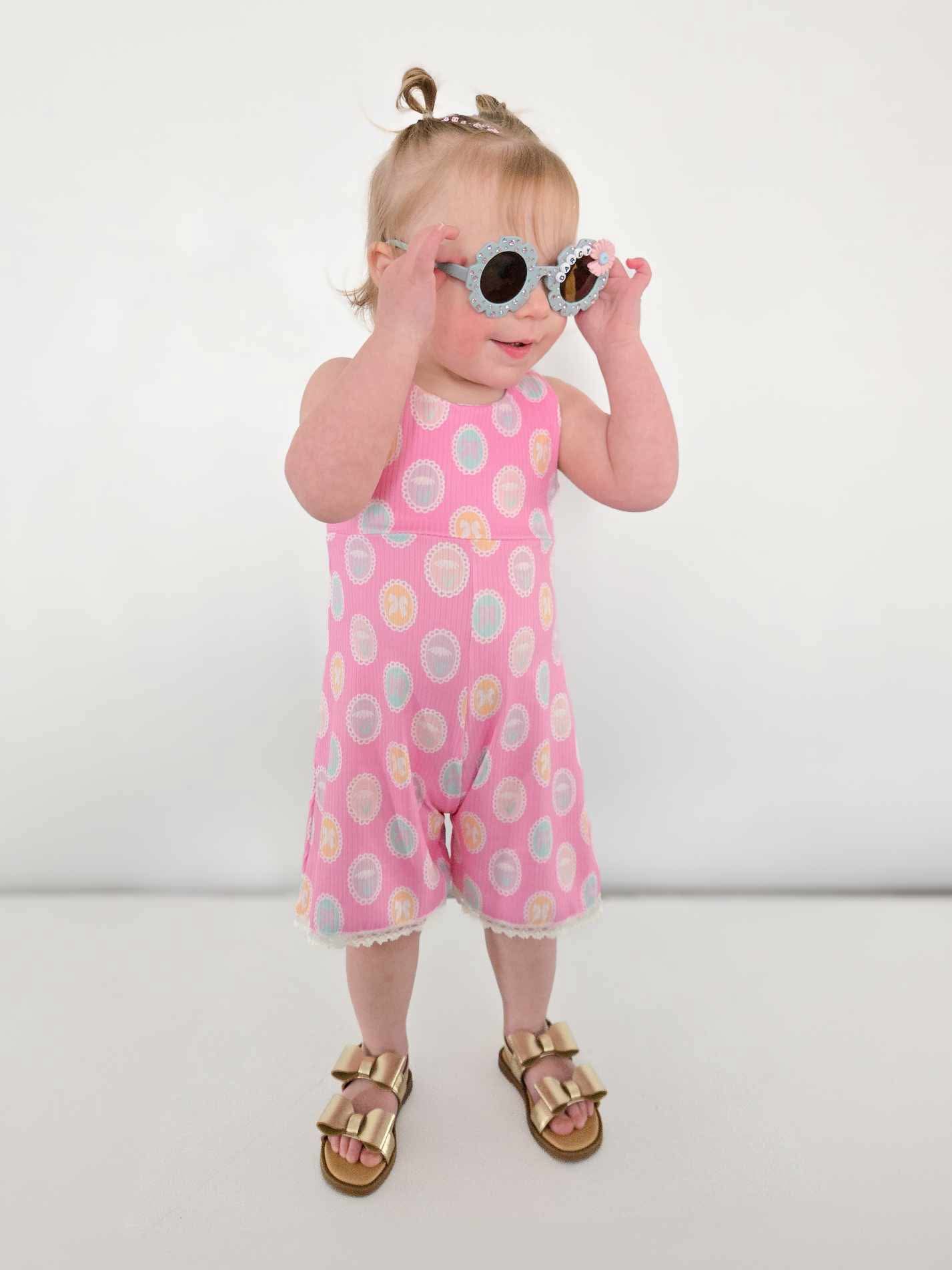 Custom Shorts Petal Romper (upload file)
