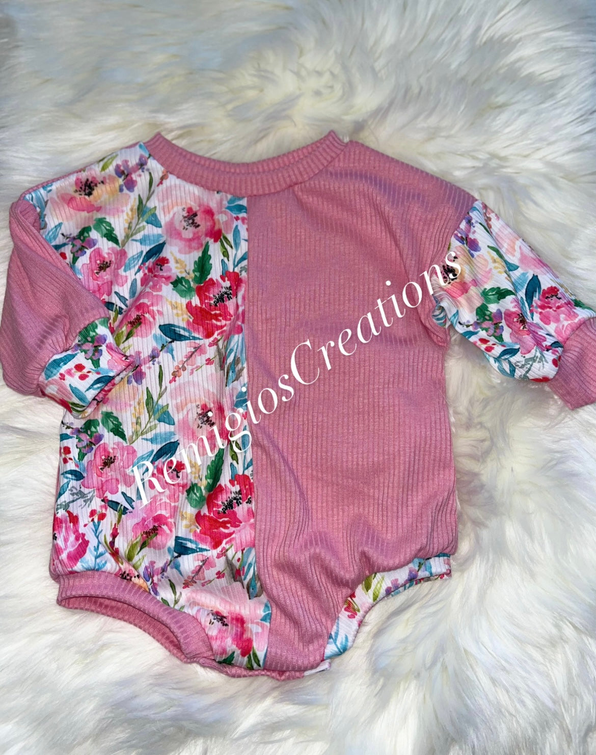 Custom 1/2 Short/Long Sleeve Colorblock Sweater Romper (upload file)