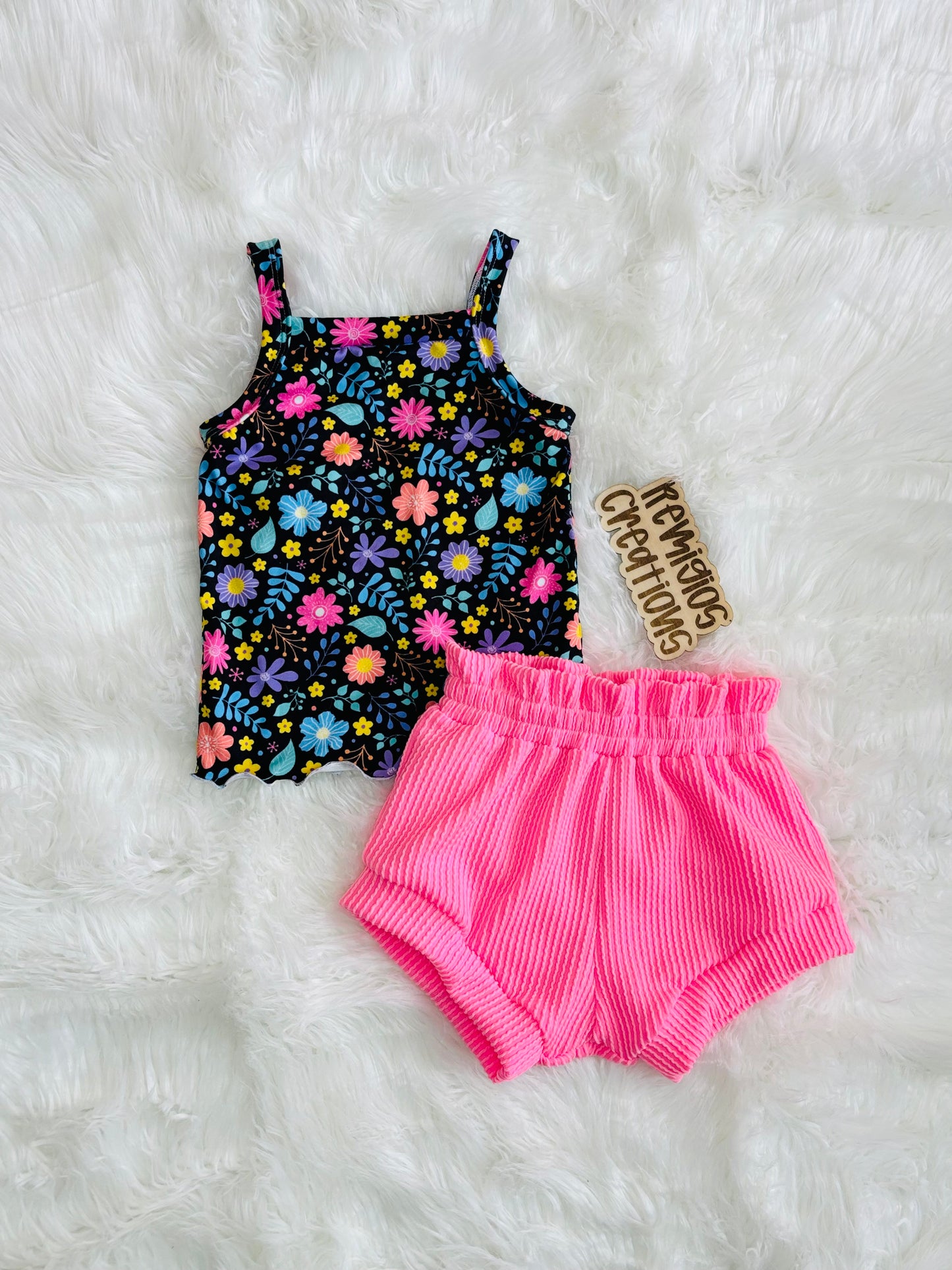 Custom Cami w/Paperbag Shorties (upload file)