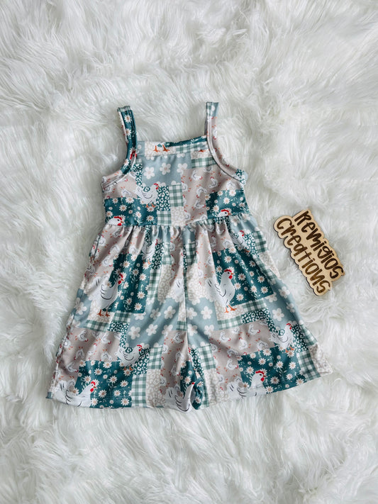 RTS 9-12 Margo Cami Shorts Romper