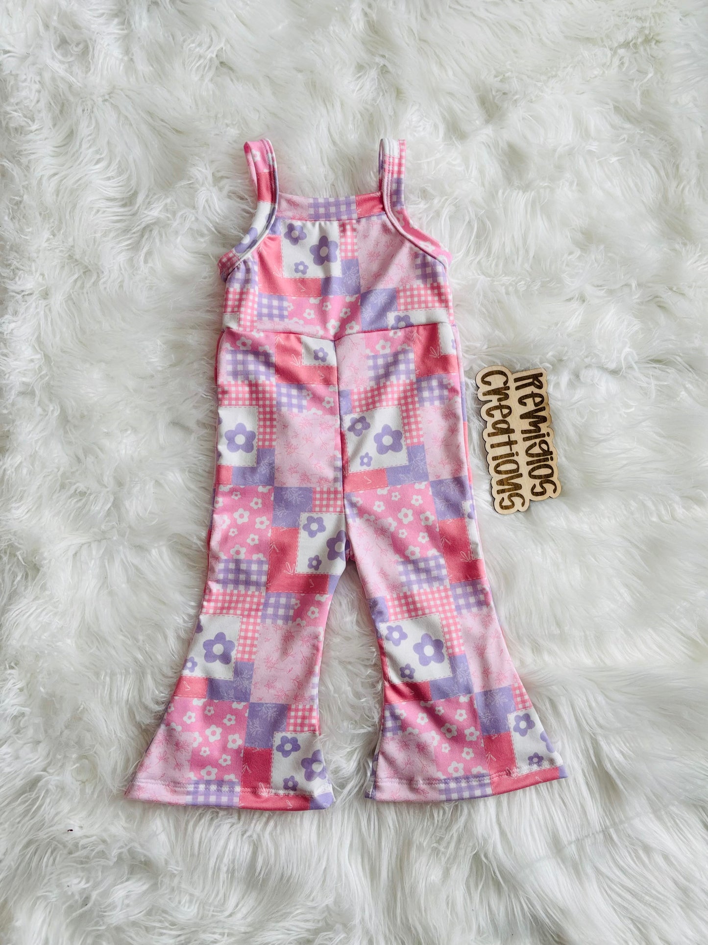 RTS 6-9 Cami Flare Romper