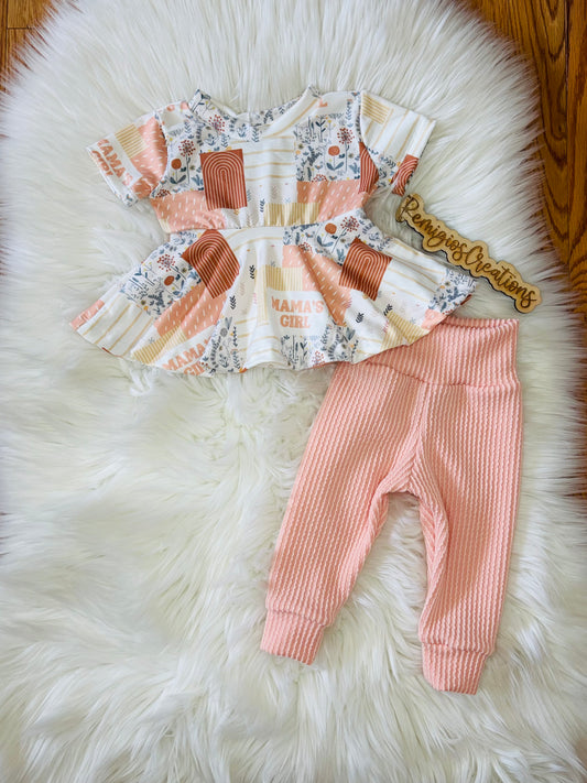 0-3 Belladonna Top w/Leggings