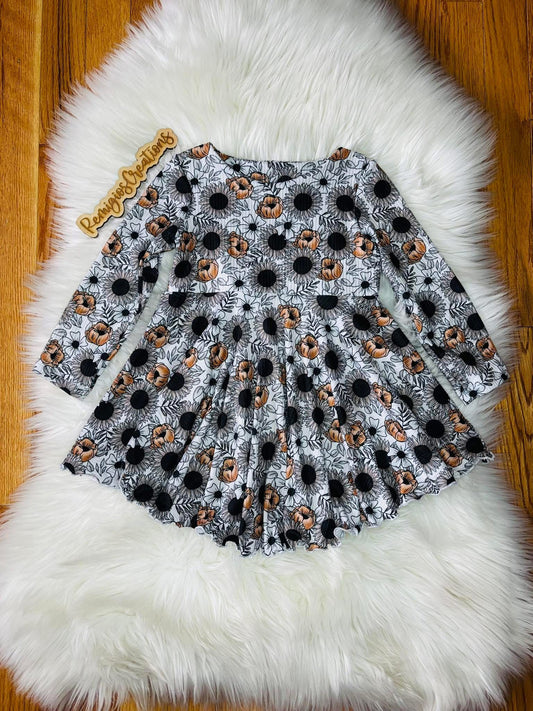 Fall Floral Tofino Dress