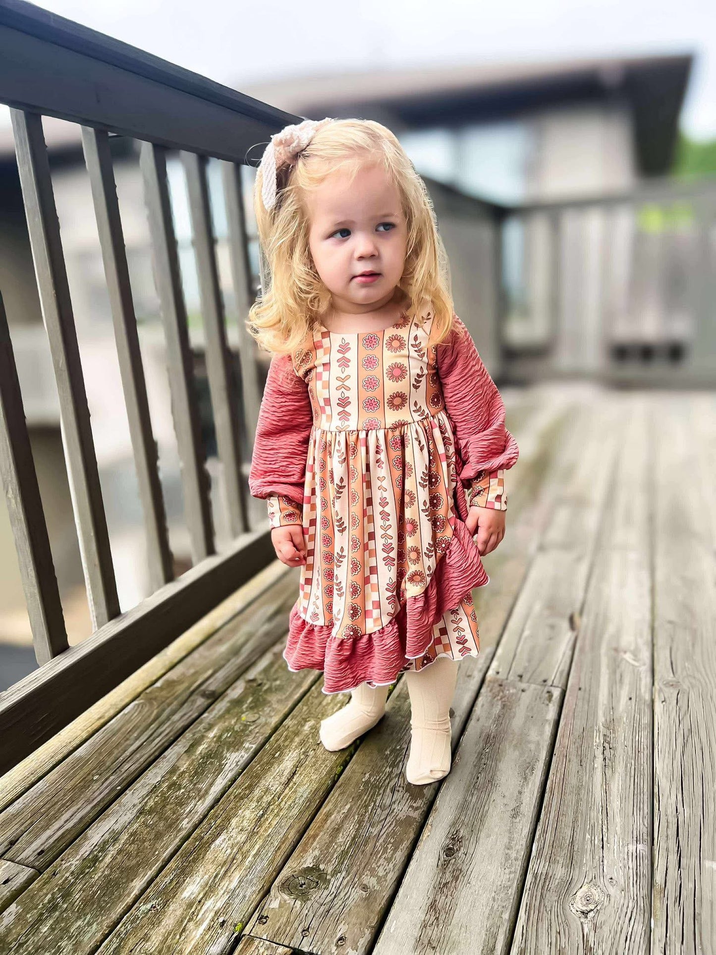 Custom Ruffle Petal Dress (upload file)