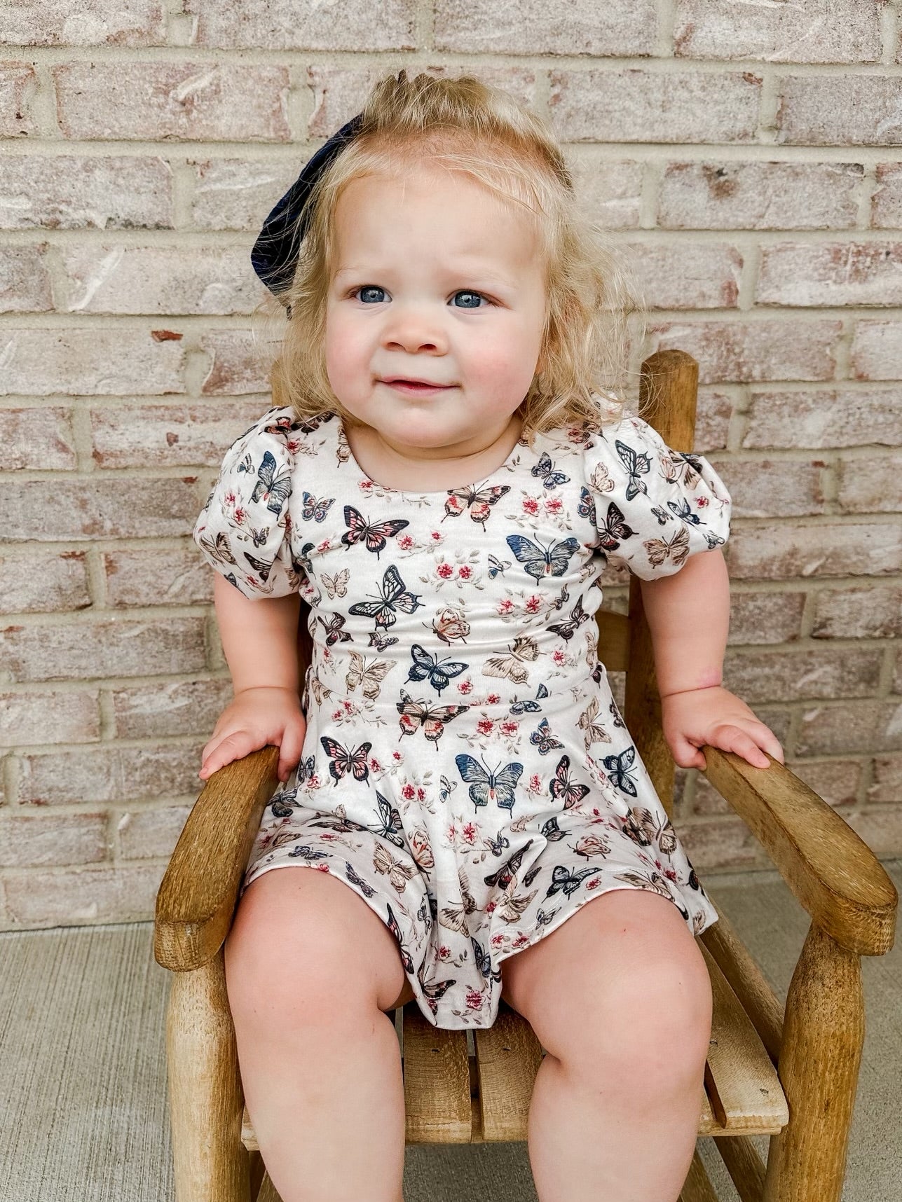 Custom Short Puff Sleeve Brielle Bodysuit (upload file)