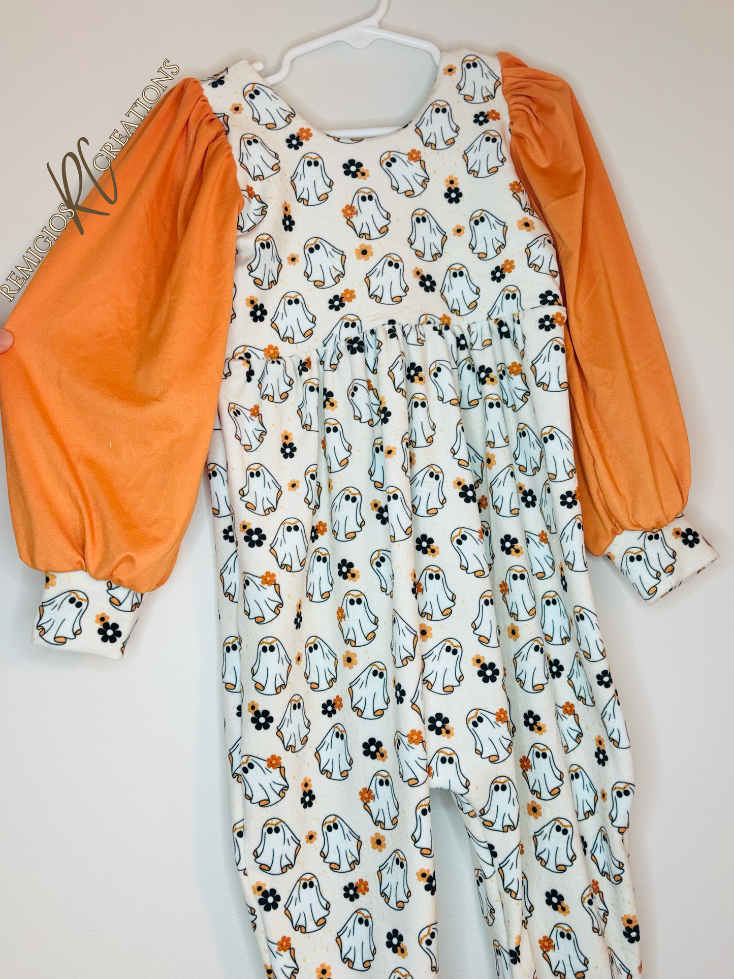 RTS 2T Bishop Sleeve Brielle Pants Romper