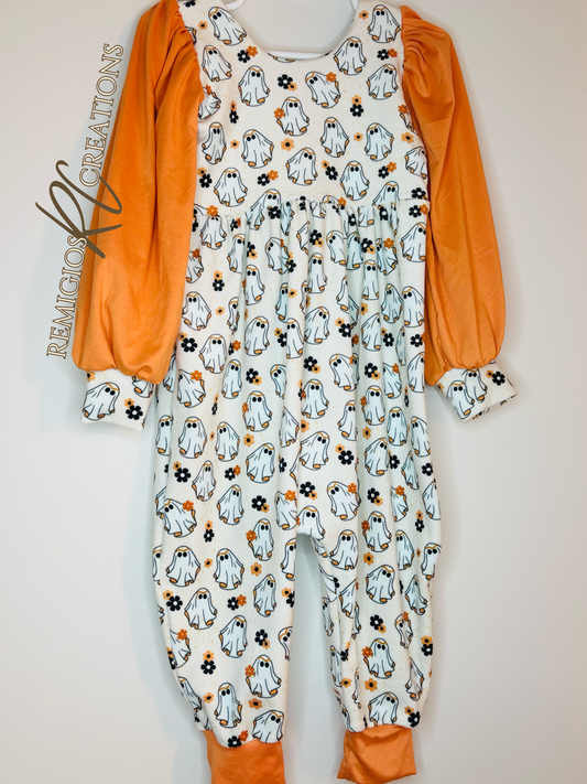 RTS 2T Bishop Sleeve Brielle Pants Romper