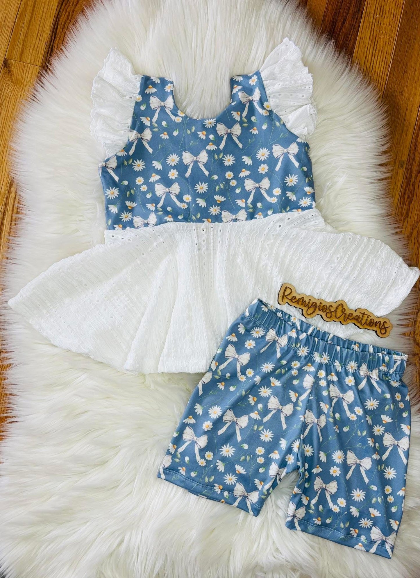 Custom Short Sleeve Style Brielle Top Only (Upload file)