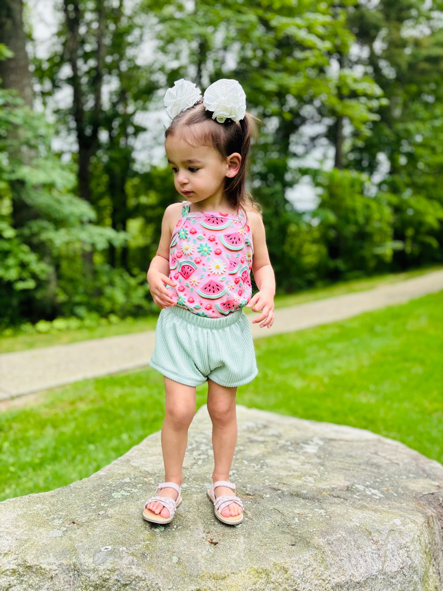 Custom Cami Tank/Peplum W/Breezy Shorts (upload file)