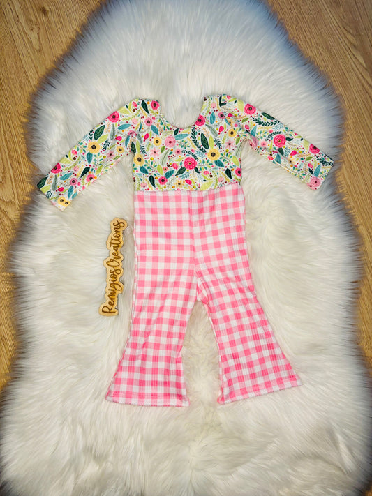 RTS 3-6 Brielle Flare Romper