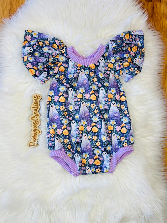 RTS 9-12 Violet Bubble w/Petal Sleeves