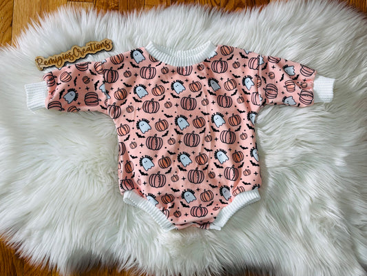 RTS 3-6 Sweater Romper (runs big)