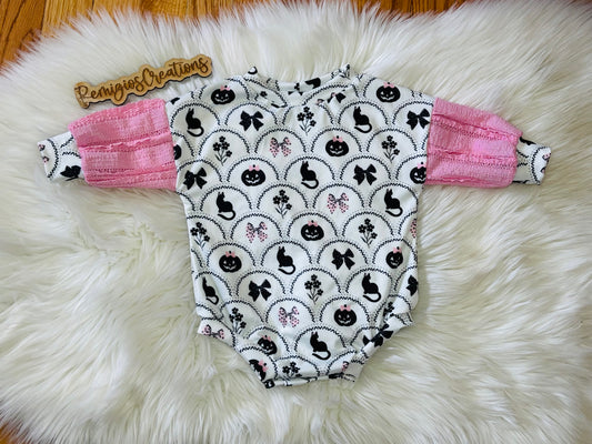 RTS 0-3 Sweater Romper (runs big)