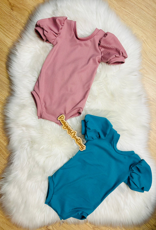 Solid Rib Knit Leos