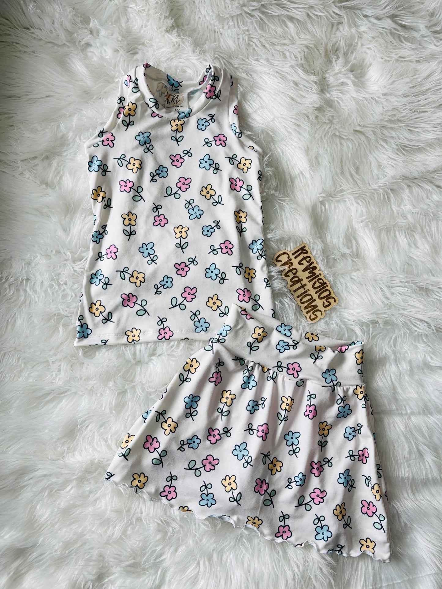 RTS 6Y Racerback Tank w/Skort