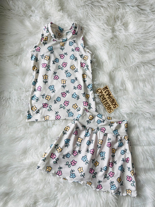 RTS 6Y Racerback Tank w/Skort