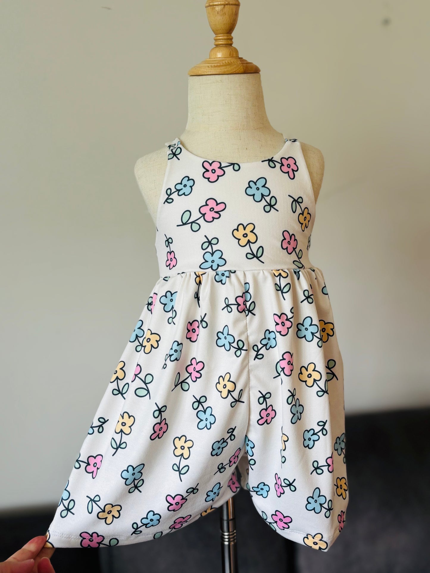 RTS 2T Clover Shorts Romper