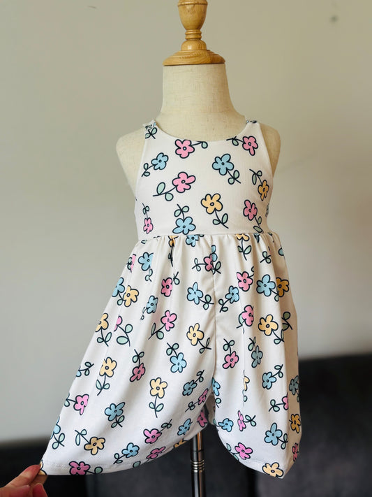 RTS 2T Clover Shorts Romper
