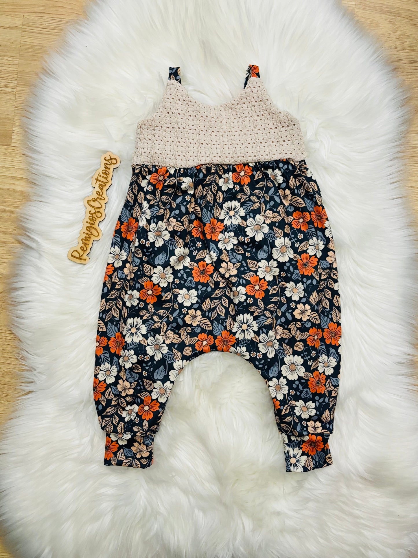 Fall Floral Napa Romper