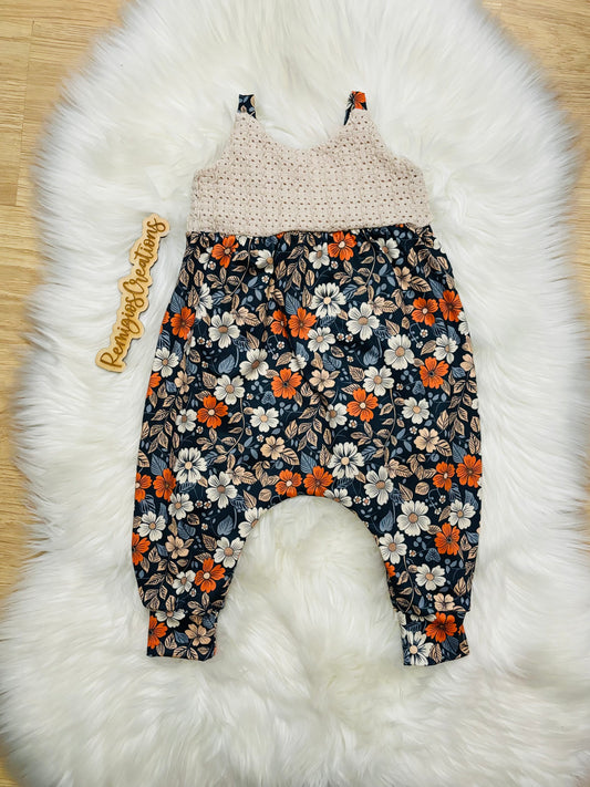 Fall Floral Napa Romper