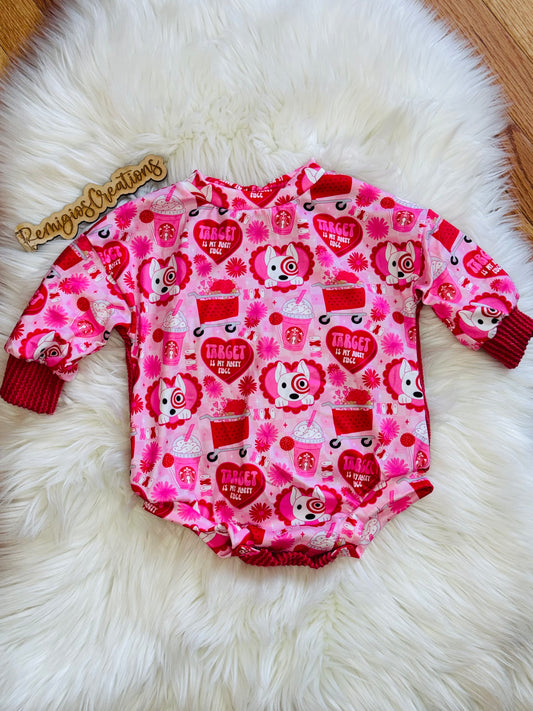 RTS 3-6 Sweater Romper (runs big)