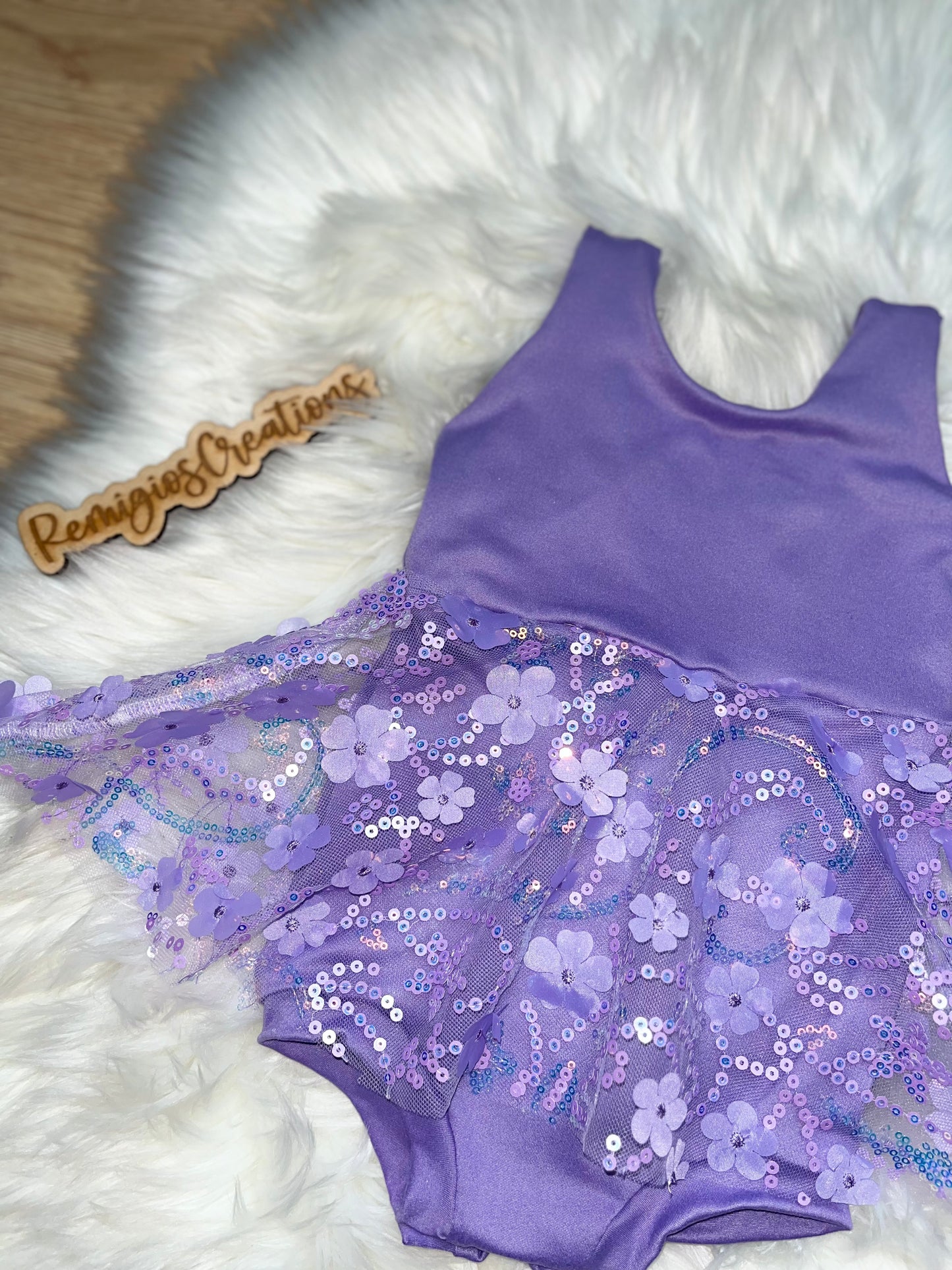 Purple Floral Lace Tank Style Brielle