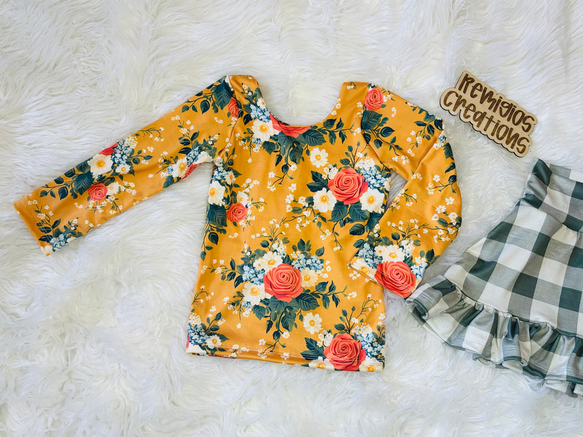 RTS 2T Long Sleeve w/Ruffle Skort