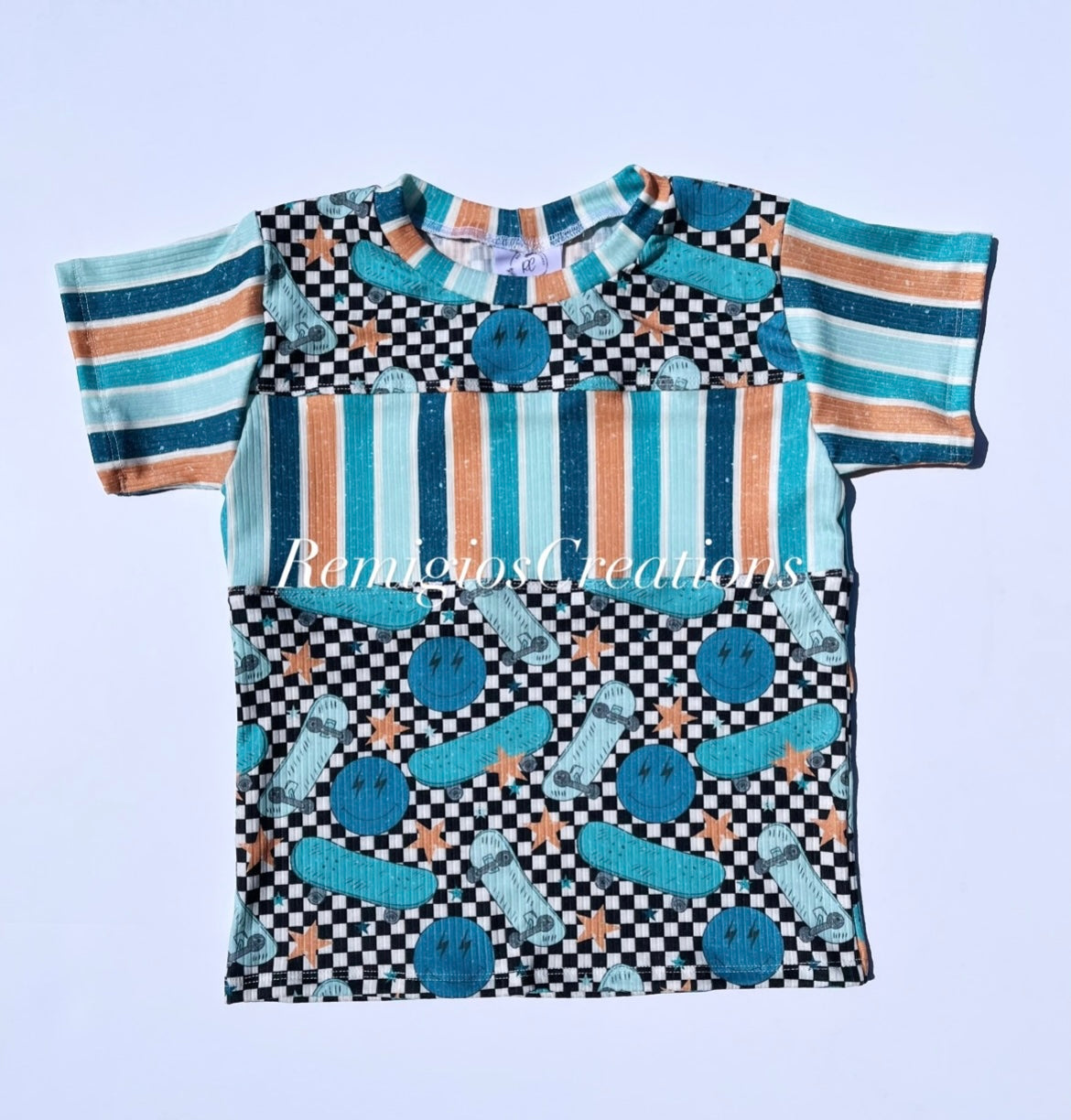 Color-block Skateboard Shirt