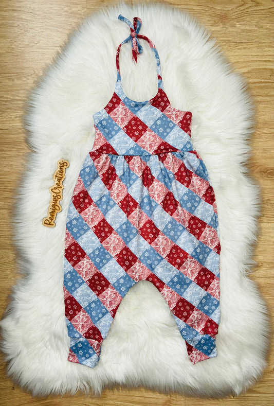 FOJ Diamond Brielle Pants Romper