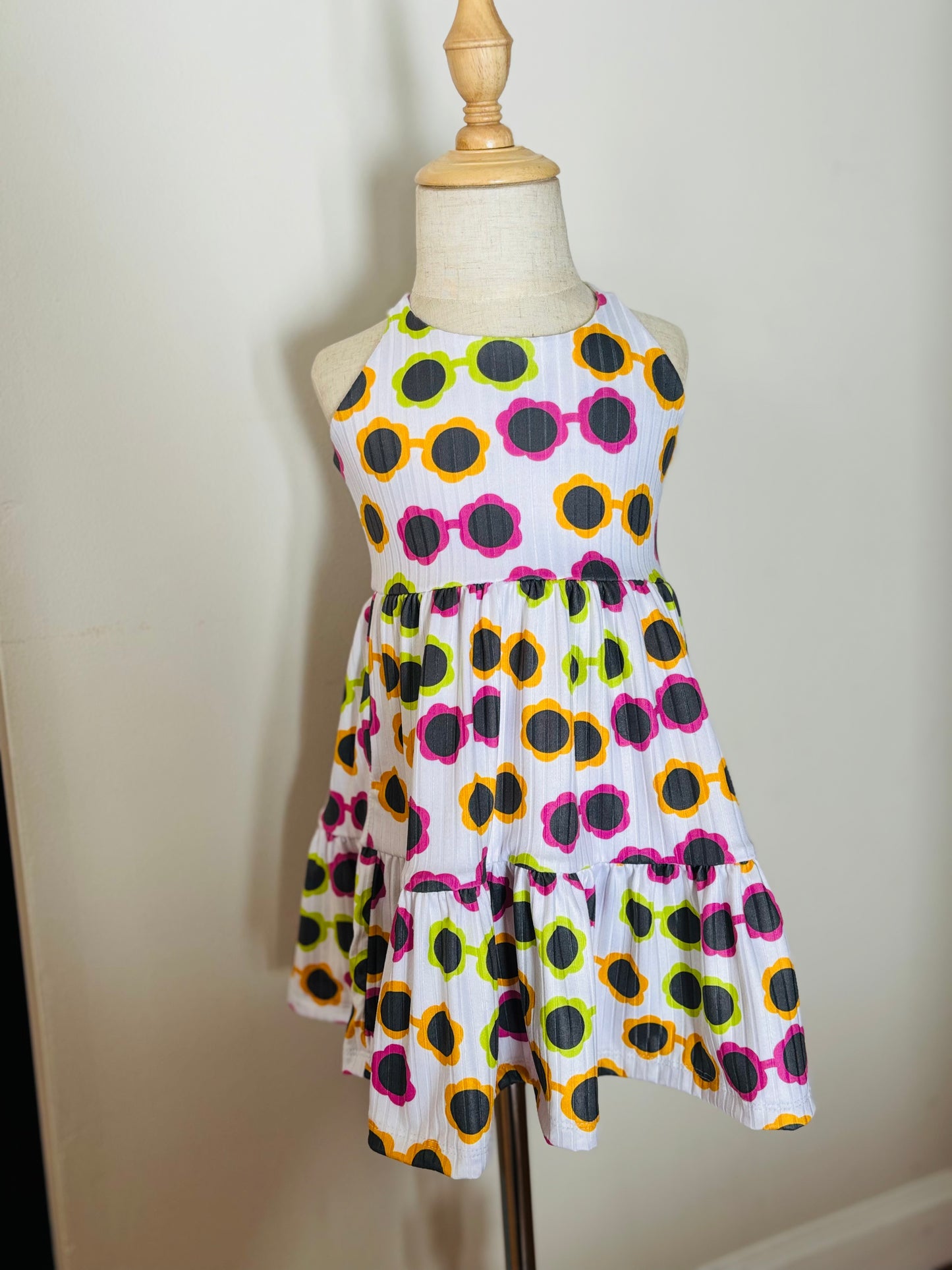 RTS 12-18 Crossback Tunic Tiered Dress