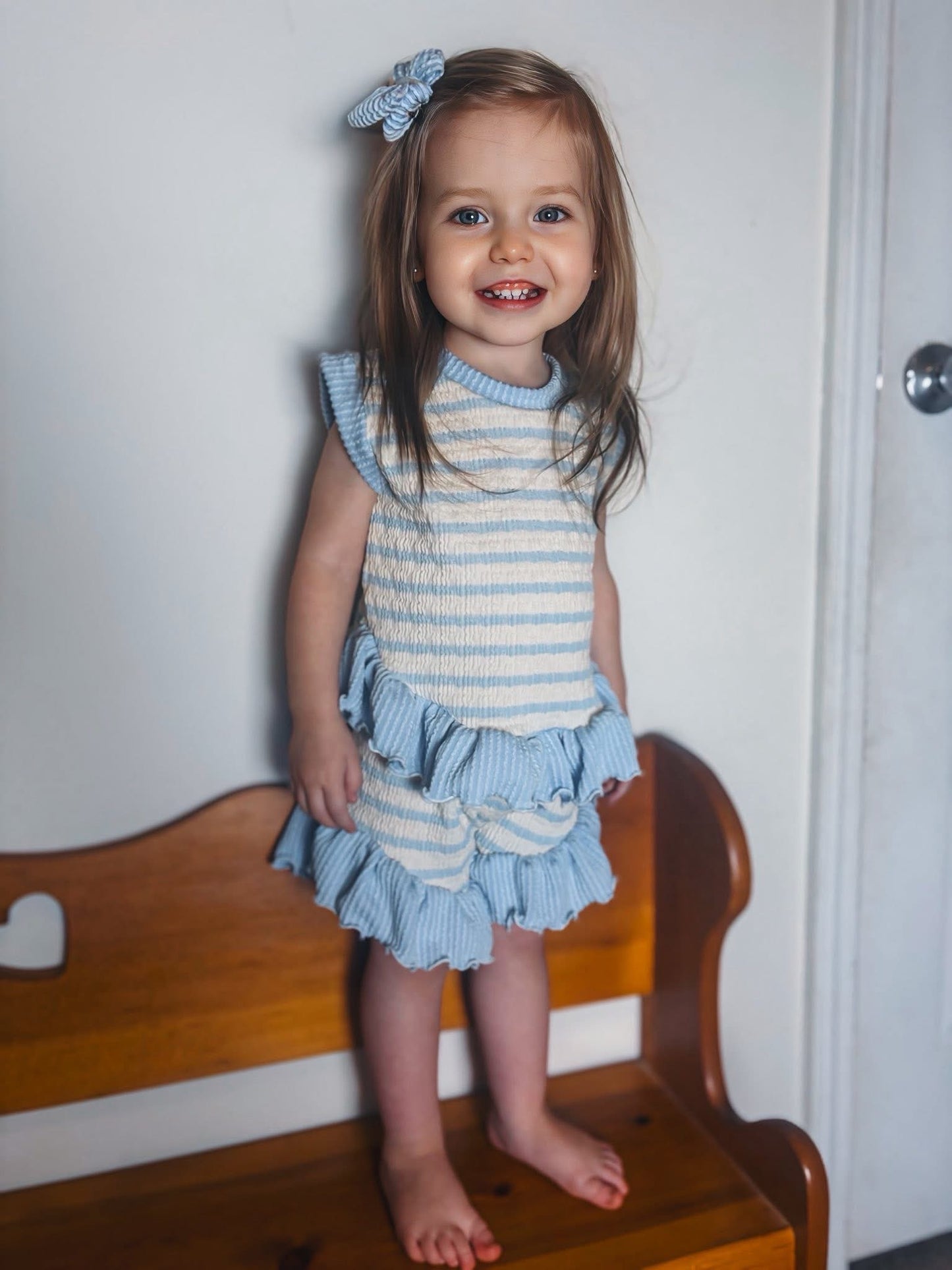 Custom Jasmine Top w/Jasmine Ruffle Shorts (upload file)